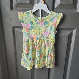 3/10$ 🌼 Floral Yellow Dress for Kids